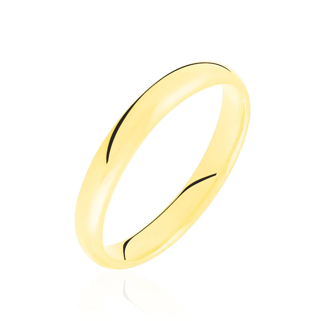 Histoire D'Or Alliance Sonia Demi Jonc Confort Or Jaune