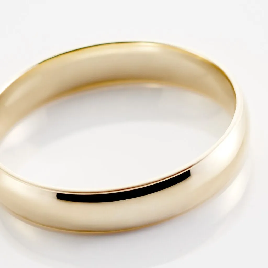 Histoire D'Or Alliance Sonia Demi Jonc Confort Or Jaune – Image 4