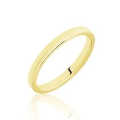 Histoire D'Or Alliance Sirona Demi Jonc Confort Or Blanc