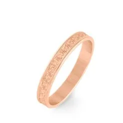 Histoire D'Or Alliance Laura Ruban Plat Or Rose