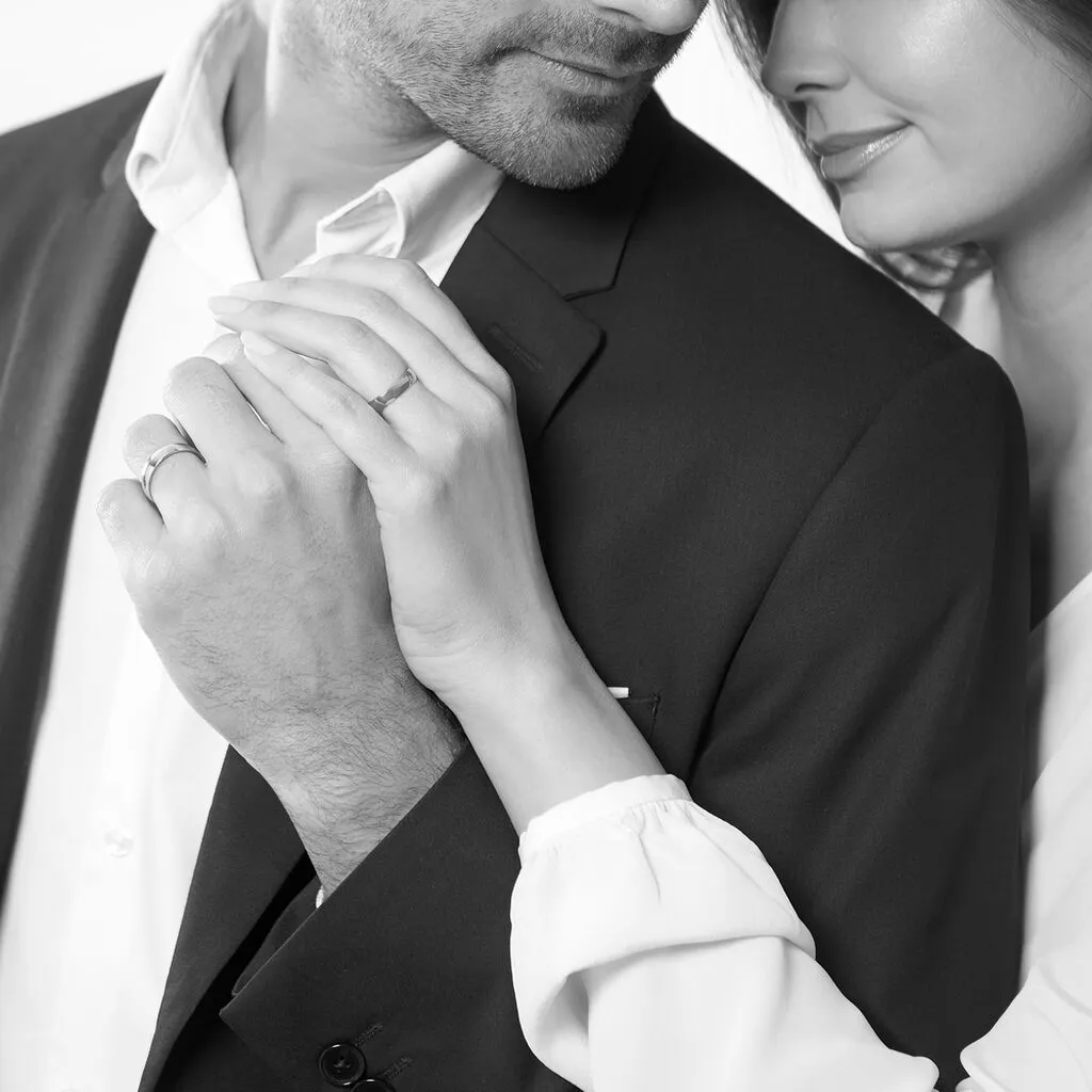 Histoire D'Or Alliance Sonia Demi Jonc Confort Or Rose – Image 4