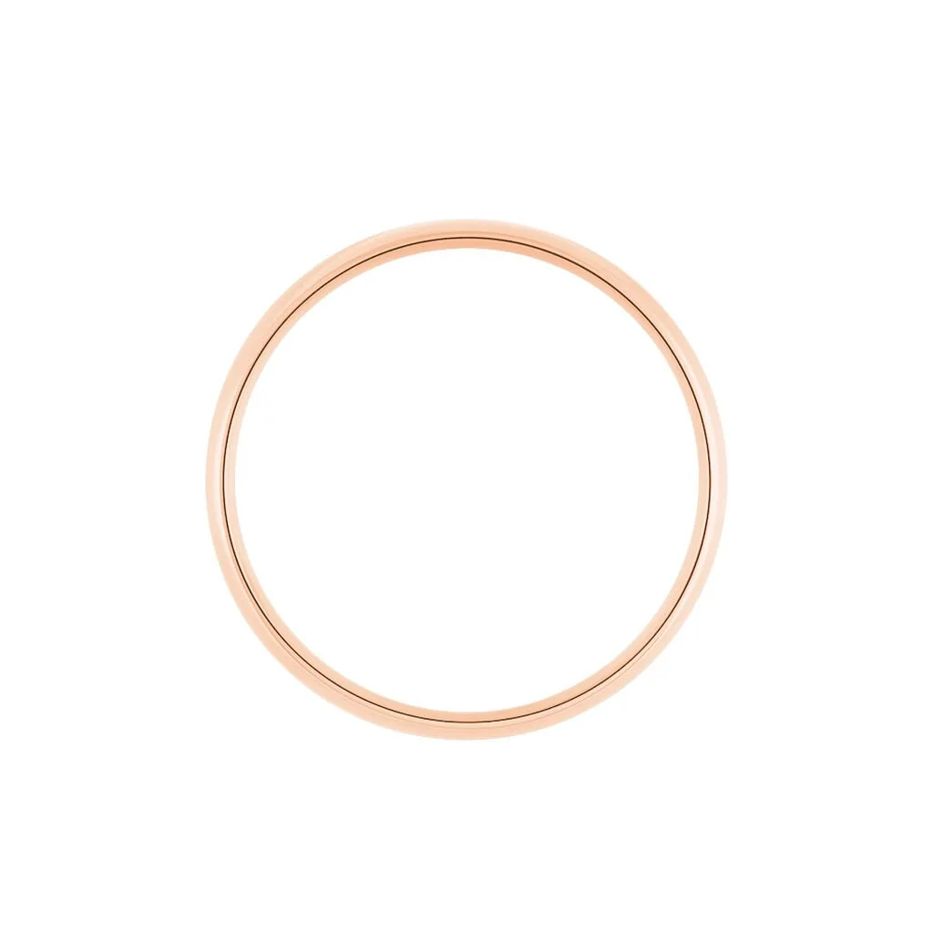 Histoire D'Or Alliance Sonia Demi Jonc Confort Or Rose – Image 3