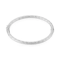 Histoire D'Or Bracelet Jonc Jennie Diamante Or Blanc