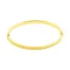 Histoire D'Or Bracelet Jonc Capucina Grec Or Jaune