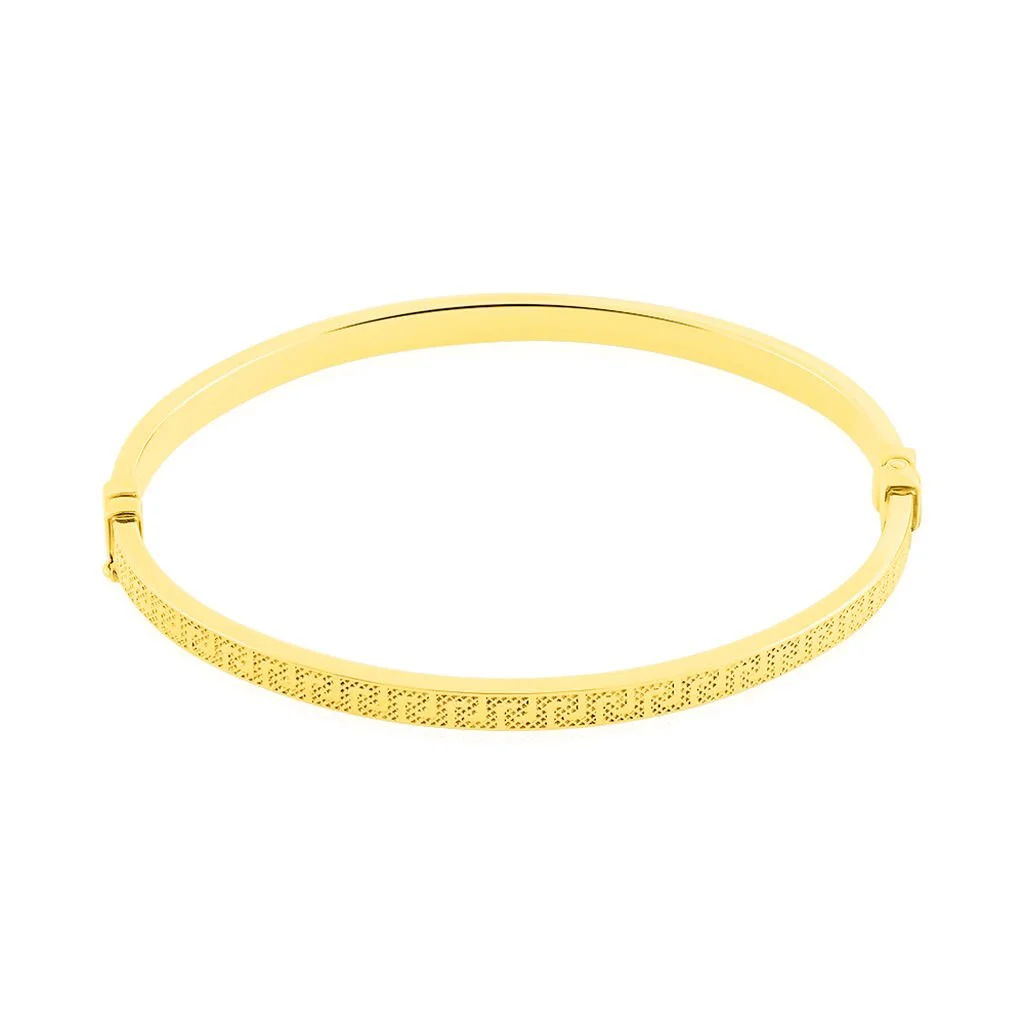Histoire D'Or Bracelet Jonc Capucina Grec Or Jaune