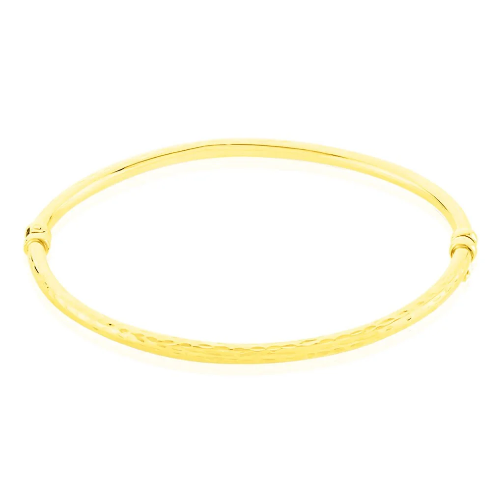 Histoire D'Or Bracelet Jonc Cleanne Fil Rond Or Jaune