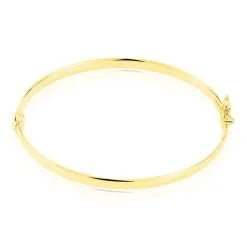 Histoire D'Or Bracelet Jonc Cynthia Fil Plat Lisse Or Jaune
