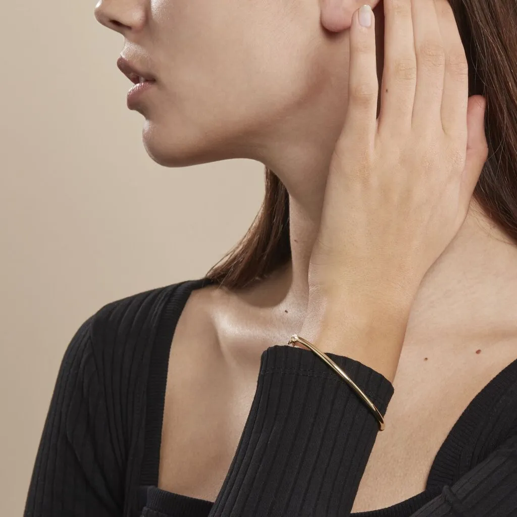 Histoire D'Or Bracelet Jonc Or Jaune Cynthia – Image 3