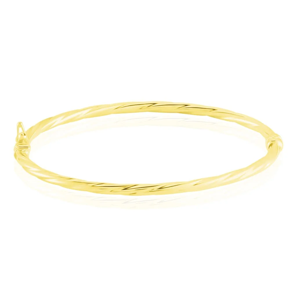 Histoire D'Or Bracelet Jonc Anaisaae Torsade Or Jaune