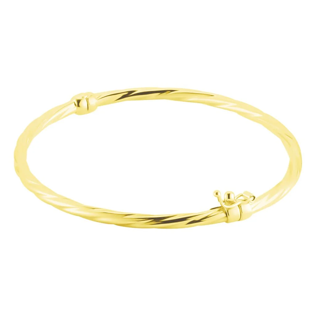 Histoire D'Or Bracelet Jonc Anaisaae Torsade Or Jaune – Image 2