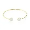 Histoire D'Or Bracelet Jonc Heida Or Jaune Nacre