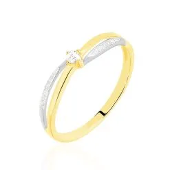 Histoire D'Or Bague Selene Or Bicolore Diamant