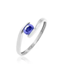 Histoire D'Or Bague Camilia Or Blanc Tanzanite