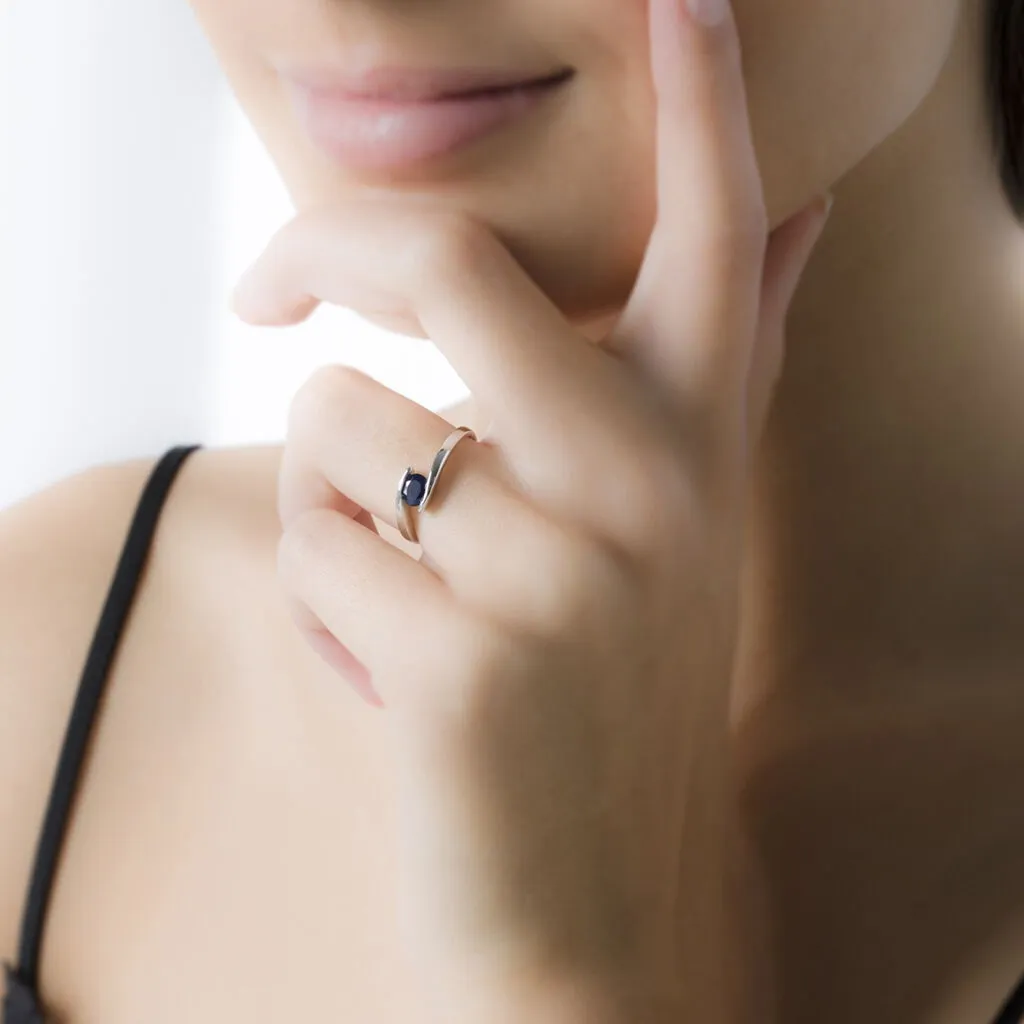 Histoire D'Or Bague Camilia Or Blanc Tanzanite – Image 4