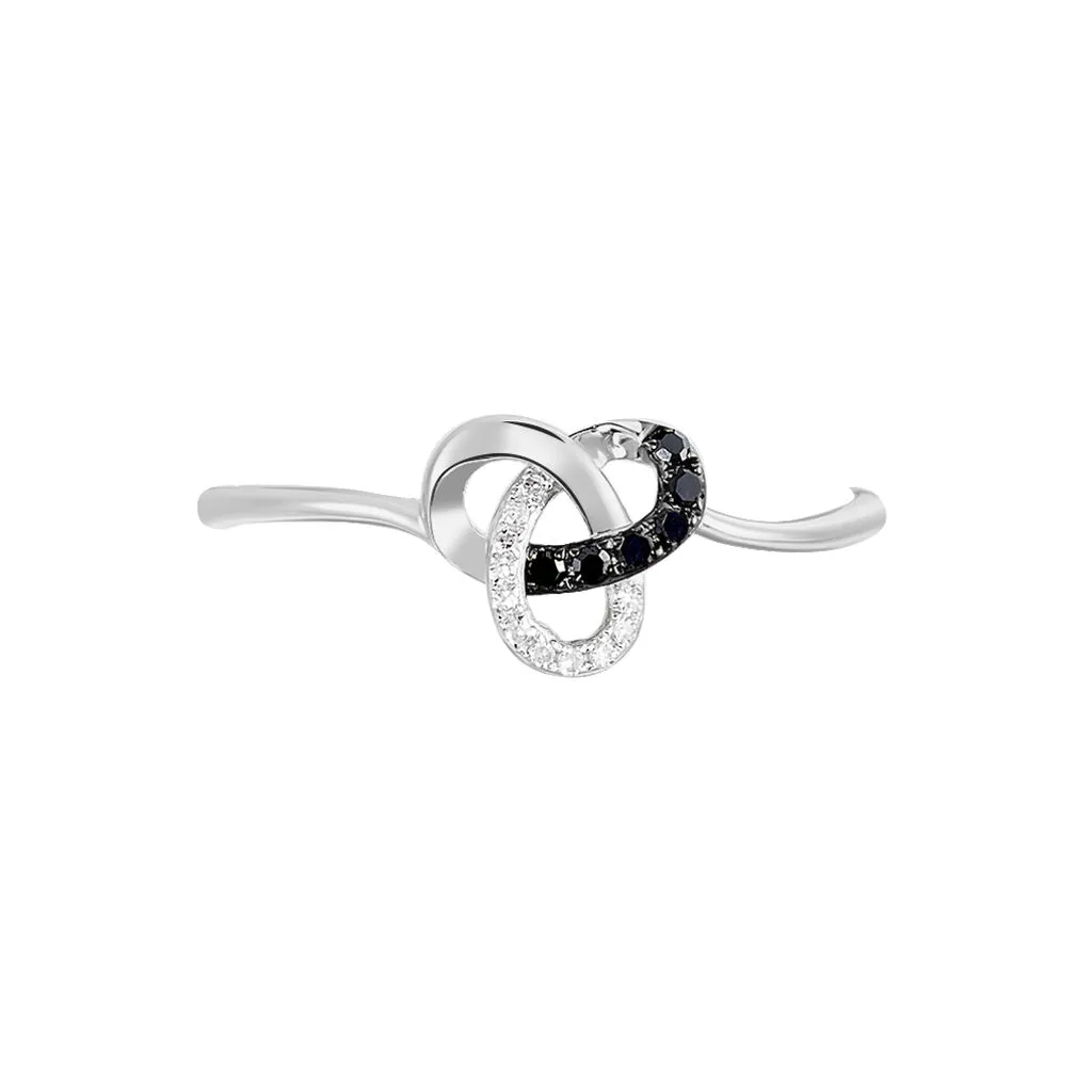 Histoire D'Or Bague Constellation Or Blanc Diamant – Image 2
