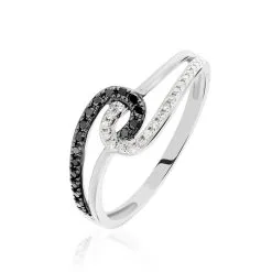 Histoire D'Or Bague Loriana Or Blanc Diamant