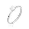 Histoire D'Or Bague Solitaire Victoria Or Blanc Diamant