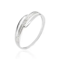 Histoire D'Or Bague Solena Or Blanc Diamant
