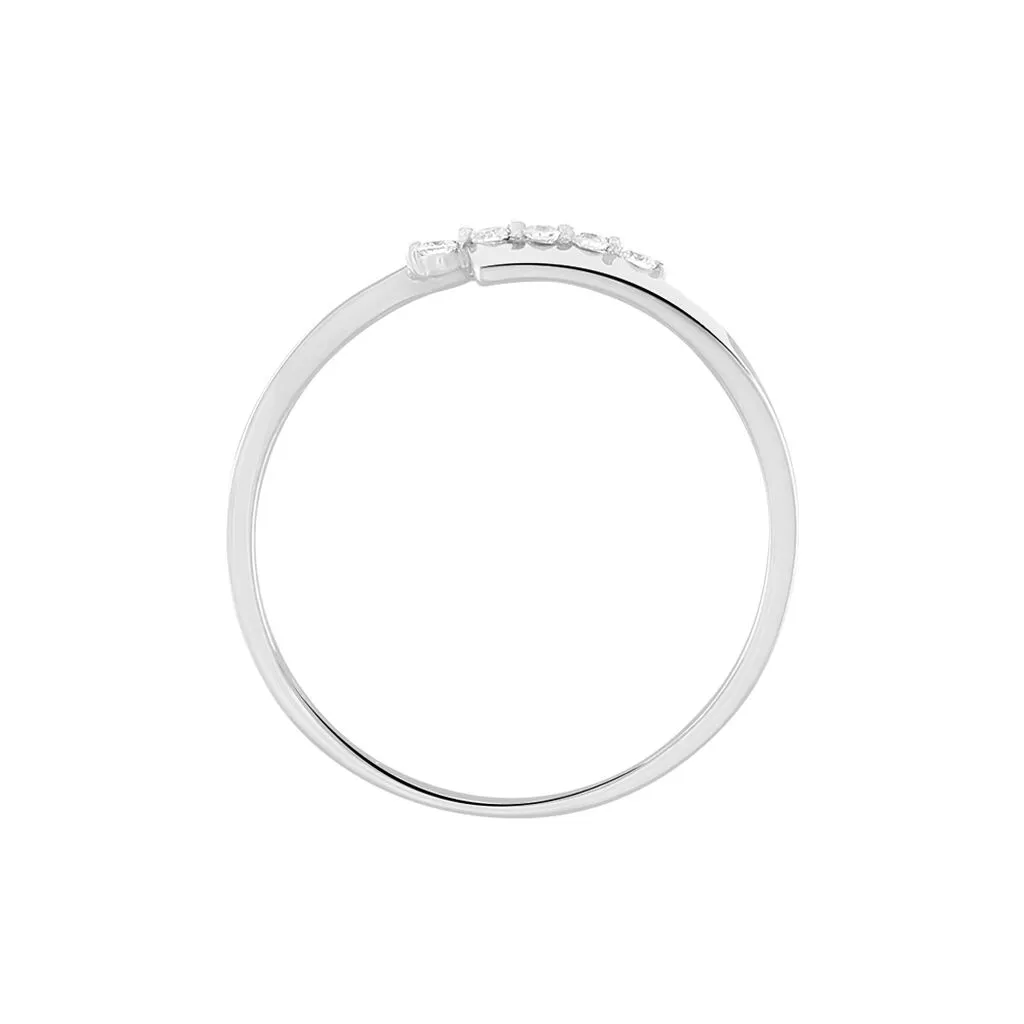 Histoire D'Or Bague Abbie Or Blanc Diamant – Image 3