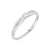Histoire D'Or Bague Solitaire Katalina Or Blanc Diamant