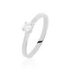Histoire D'Or Bague Solitaire Victoria Or Blanc Diamant