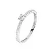 Histoire D'Or Bague Solitaire Laetitia Or Blanc Diamant