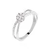 Histoire D'Or Bague Kuta Or Blanc Diamant