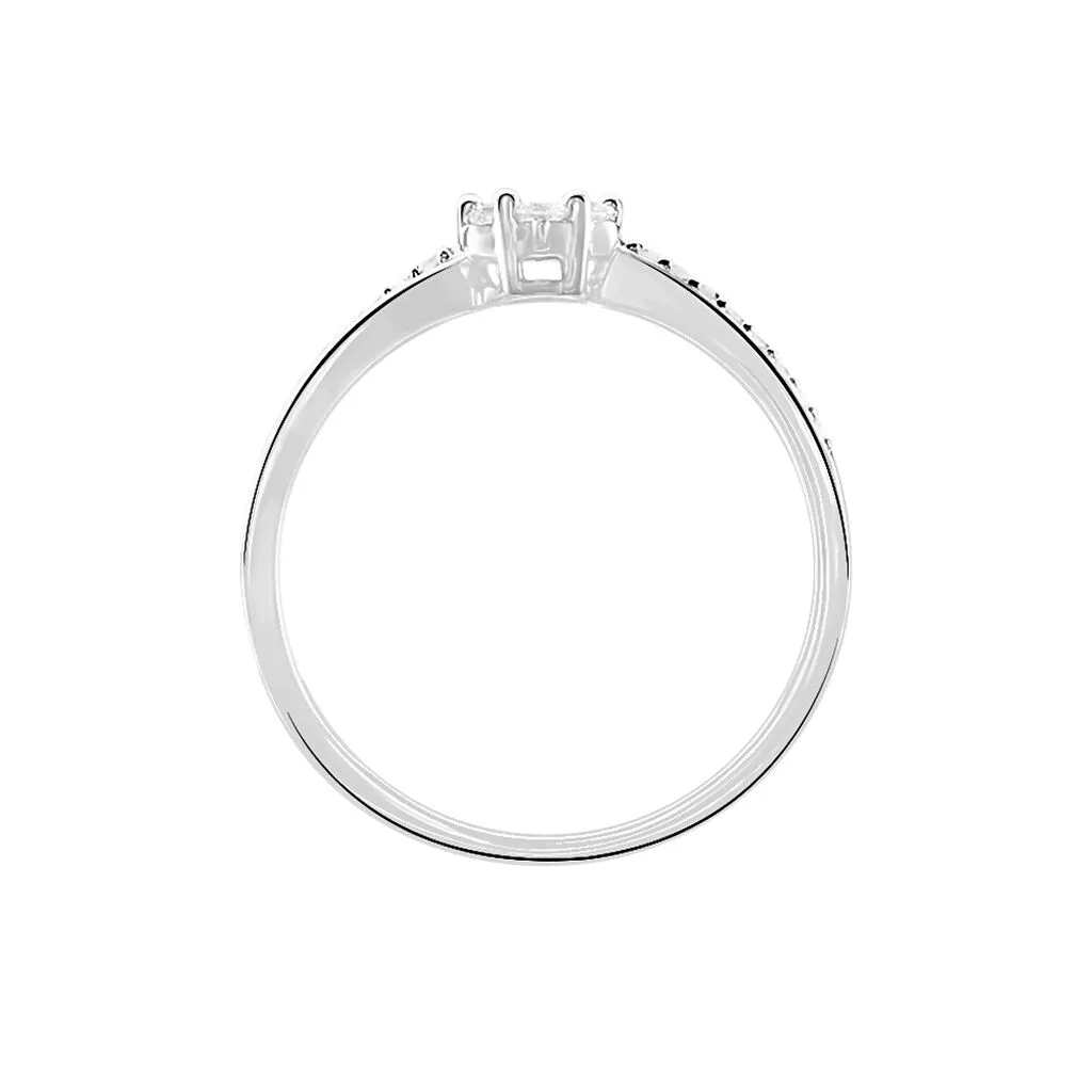 Histoire D'Or Bague Kuta Or Blanc Diamant – Image 3