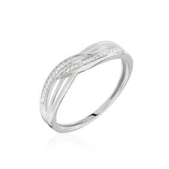 Histoire D'Or Bague Ilariane Or Blanc Diamant