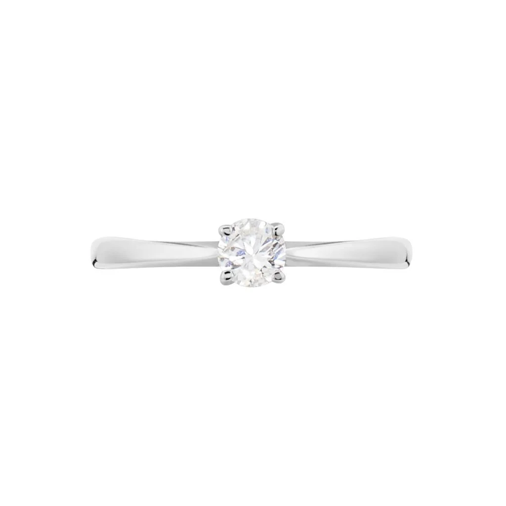Histoire D'Or Bague Victoria Or Blanc Diamant – Image 2