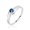 Histoire D'Or Bague Tanissia Or Blanc Saphir Et Diamant
