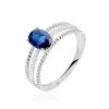 Histoire D'Or Bague Andrea Or Blanc Saphir Et Diamant