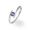 Histoire D'Or Bague Tiphaine Or Blanc Amethyste