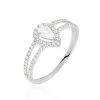 Histoire D'Or Bague Hildana Or Blanc Oxyde De Zirconium