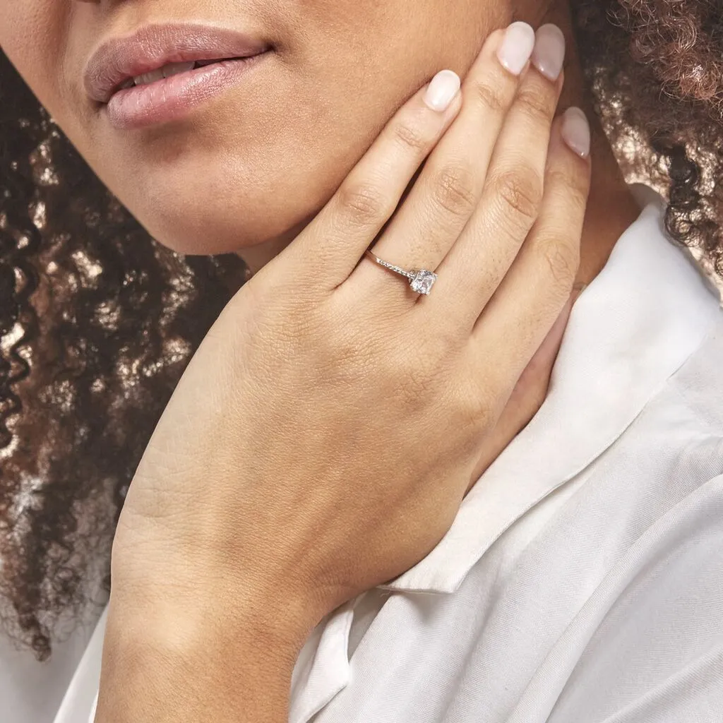 Histoire D'Or Bague Beline Or Blanc Oxyde De Zirconium – Image 5