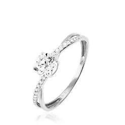 Histoire D'Or Bague Dana Or Blanc Oxyde De Zirconium
