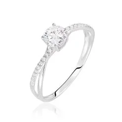 Histoire D'Or Bague Dana Or Blanc Oxyde De Zirconium