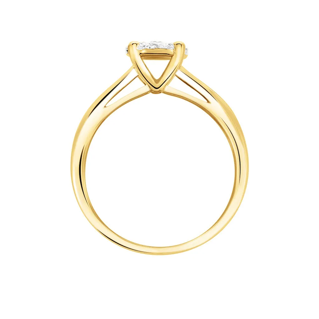 Histoire D'Or Bague Solitaire Grace Or Jaune Diamant – Image 3