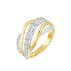 Histoire D'Or Bague Nila Or Jaune Diamant