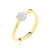 Histoire D'Or Bague Solitaire Cassiope Or Jaune Diamant