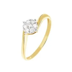 Histoire D'Or Bague Solitaire Lysia Or Jaune Diamant