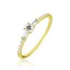 Histoire D'Or Bague Solitaire Nina Or Jaune Diamant