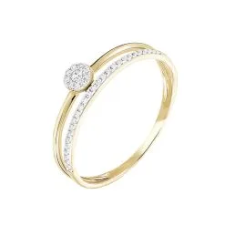 Histoire D'Or Bague Maellys Or Jaune Diamant