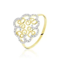 Histoire D'Or Bague Marie-christel Or Jaune Diamant