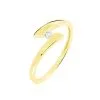 Histoire D'Or Bague Solitaire Vinca Or Jaune Diamant