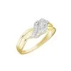 Histoire D'Or Bague Or Jaune Ricoria Diamants