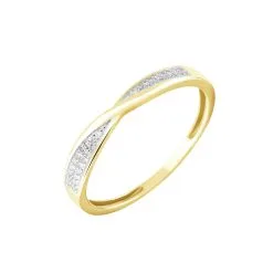 Histoire D'Or Bague Ingerida Or Jaune Diamant