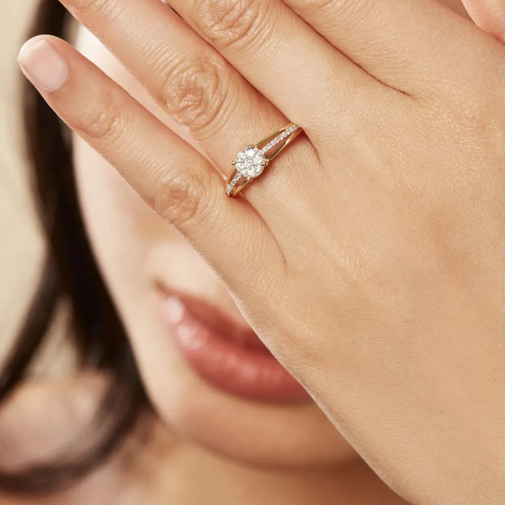 Histoire D'Or Bague Katherina Or Jaune Diamant – Image 6