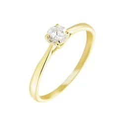 Histoire D'Or Bague Victoria Or Jaune Diamant