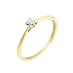 Histoire D'Or Bague Victoria Or Jaune Diamant